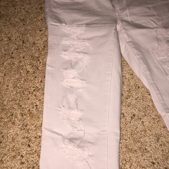 Cream/gray American Eagle Jegging - Picture 3 of 5